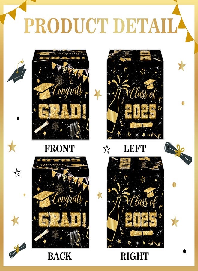ALodr Graduation Party Gift, Graduation Decorations Class of 2025, Graduation Money Pull Box with GRAD Card and Transparent Bags, Congrats Graduation Money Pull Box, Graduation Money Pull Box for Boys Girls - Image 3